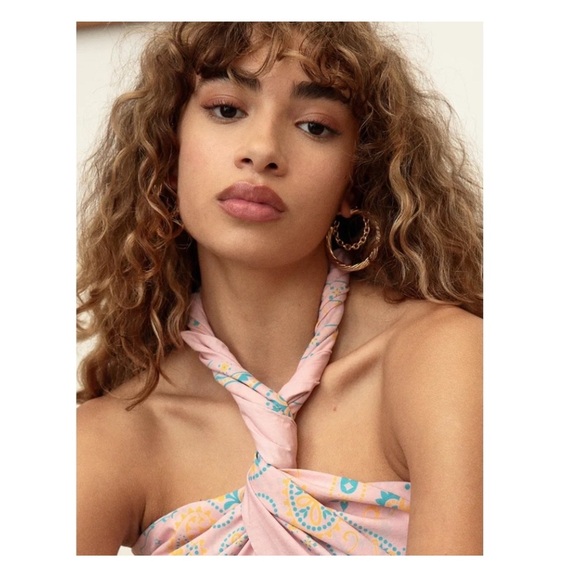 Dannijo Liona Hoop Earrings. - Picture 2 of 4